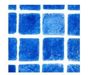 kék mozaik medencefólia